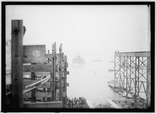 PENNSYLVANIA, U.S.S. LAUNCHING, NEWPORT NEWS, VA.