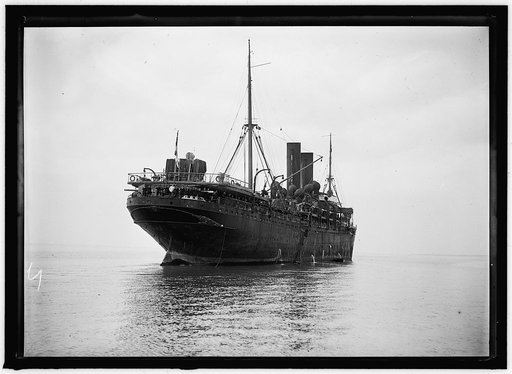 UNITED STATES NAVY. EITEL FRIEDRICH, GERMAN SHIP TAKEN OVER BY U.S.;THE SHIP