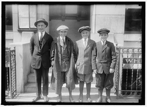 BALTIMORE NEWSBOYS; TWO OF GROUP ARE GEORGE HARRISON AND SAMUEL FRIEDEL