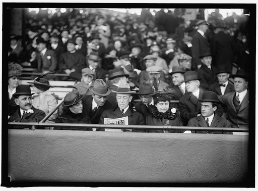 BASEBALL, PROFESSIONAL. MISS BONES; WILSON; MRS. WILSON; DR. GRAYSON