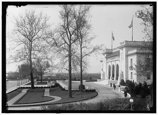 PAN AMERICAN UNION. FRONT OF BUILDING