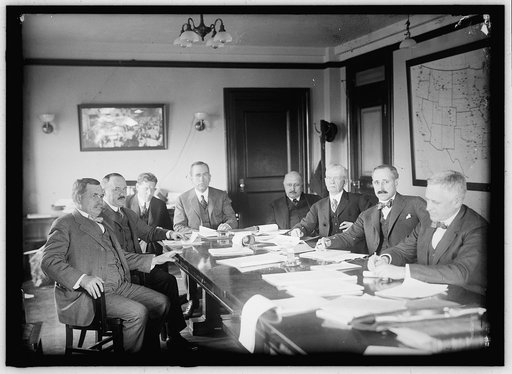 CHAMBER OF COMMERCE OF U.S.A. COMMITTEE ON DEPARTMENT OF COMMERCE: CHARLES C. JENK; C.A. McCORMICK; D.A. SKINNER, ASSISTANT SECRETARY OF CHAMBER; A.W. SHAW, CHAIRMAN OF COMMITTEE; CALVIN M. SMYTH; E. OLIVER FOWLKES; PHILIP B. FOUKE; ELLIOTT H. GOODWIN