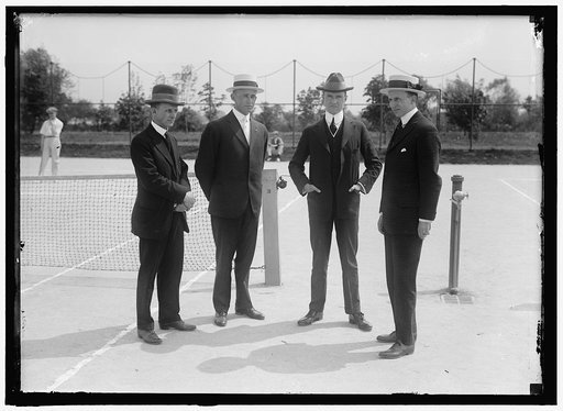 BARBER, H.W. OF AGRICULTURE DEPT. TENNIS LEAGUE OFFICERS