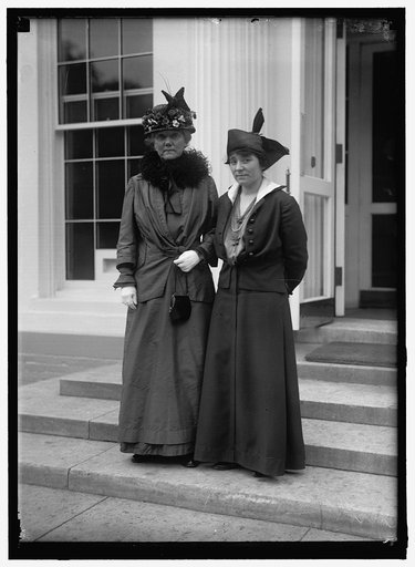 WOMAN SUFFRAGE. MRS. LAWRENCE LEWIS AND MRS. HARRY LEWENBURG