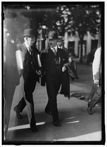 LONG, SIMON CAMERON. GENERAL MANAGER, P.R.R. RIGHT, WITH W. W. ATTERBURY