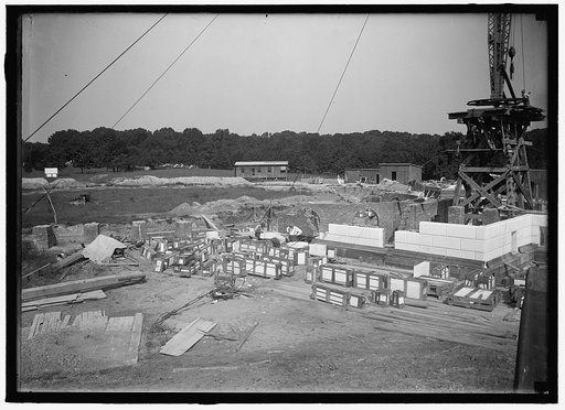 MEMORIAL AMPHITHEATRE, ARLINGTON. FOUNDATIONS