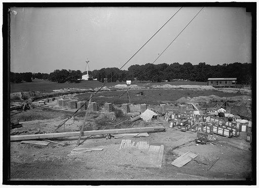 MEMORIAL AMPHITHEATRE, ARLINGTON. FOUNDATIONS