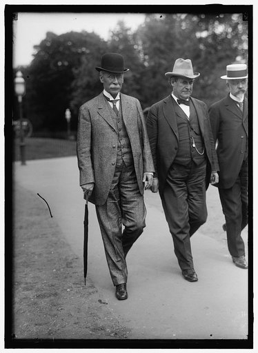 BRYAN, WILLIAM JENNINGS. REP. FROM NEBRASKA, 1891-1895; SECRETARY OF STATE, 1913-1915. GEORGE W. GUTHRIE; BRYAN; CAPT. WINTERHALTER