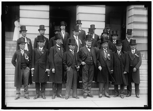 BRYAN, WILLIAM JENNINGS. REP. FROM NEBRASKA, 1891-1895; SECRETARY OF STATE, 1913-1915. WITH CHINESE CHAMBER OF COMMERCE