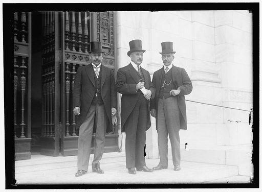 1ST PAN AMERICAN FINANCIAL CONFERENCE, WASHINGTON, D.C., MAY 1915. GUATEMALA: CARLOS HERRERA; SANCHEZ ACUNA; FRANCISCO S. LUTAN