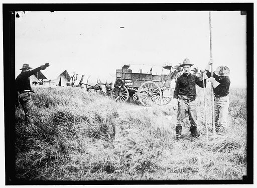 ARMY, U.S. SIGNAL CORPS CONSTRUCTING LINES IN PHILIPPINES