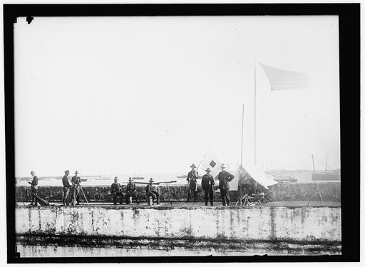 PHILIPPINES. SIGNAL CORPS CONSTRUCTING LINES IN THE ISLANDS