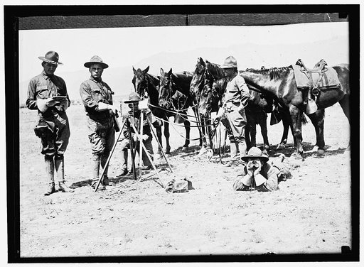 PHILIPPINES. SIGNAL CORPS CONSTRUCTING LINES IN THE ISLANDS