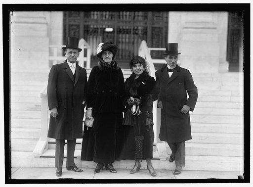 PAN AMERICAN SCIENTIFIC CONGRESS DELEGATION FROM EL SALVADOR: MINISTER RAFAEL ZALDIVAR, CHAIRMAN OFTHE DELEGATION; MME. ZALDIVAR; MISS CONCHITA GUIROLA; RAFAEL GUIROLA DUKE; OFFICIAL DELEGATE