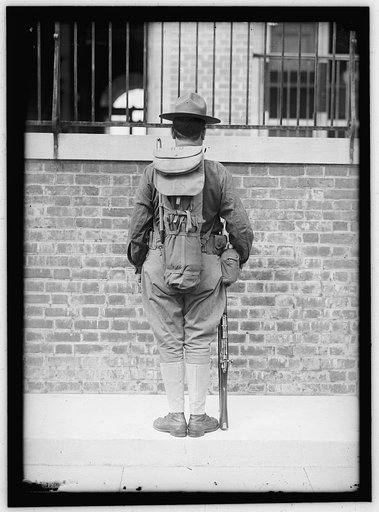 PLATTSBURG RESERVE OFFICERS TRAINING CAMP. KIT TAKEN BY D.C. MEN TO PLATTSBURG, AS WORN
