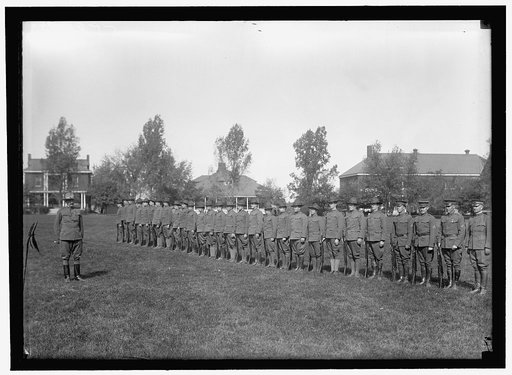 PLATTSBURG RESERVE OFFICERS TRAINING CAMP. MEN FROM D.C.