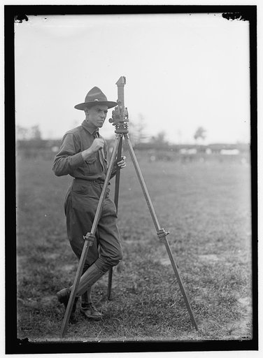 PLATTSBURG RESERVE OFFICERS TRAINING CAMP. SURVEYING