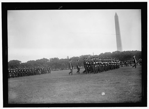 DISTRICT OF COLUMBIA PUBLIC SCHOOLS. HIGH SCHOOL CADETS ON THE MALL