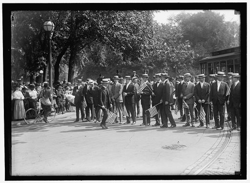 PREPAREDNESS PARADE. UNITS OF CIVILIANS IN PARADE
