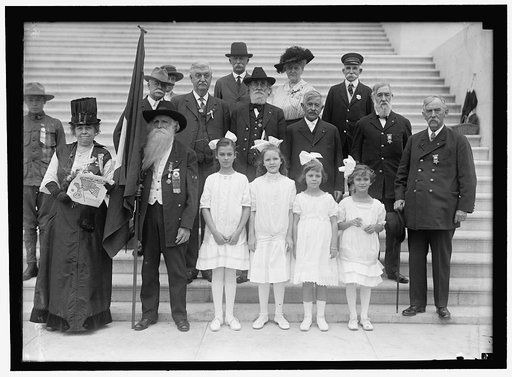 GRAND ARMY OF THE REPUBLIC ADAMS, DR. JOHN M., OF CINCINNATI, OHIO; MONFORT, E.R., CAPT., U.S.A.; McELROY, JOHN, COL., U.S.A.; CARR, REV. HORACE M., OF KANSAS