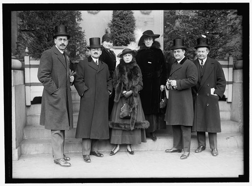 PAN AMERICAN SCIENTIFIC CONGRESS. VENEZUELA DELEGATION: MINISTER DOMINICI, CHAIRMAN, 2ND FROM LEFT