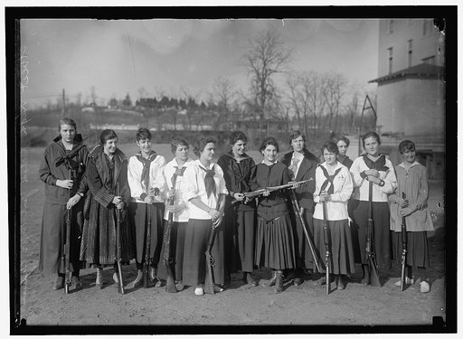 DISTRICT PUBLIC SCHOOLS. WESTERN HIGH SCHOOL, GIRLS RIFLE