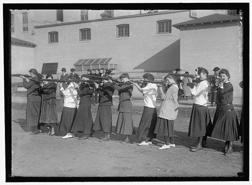 DISTRICT PUBLIC SCHOOLS. WESTERN HIGH SCHOOL, GIRLS RIFLE