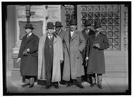 PAN AMERICAN SCIENTIFIC CONGRESS. DELEGATION FROM HAITI. LEON DEJEAN; EDMOND HEREAUX; F.D. LEGITIME; HORACE ITHEART; EBERLE FIRMIN, OFFICIAL DELEGATE. CHARLES MATHOU, CHAIRMAN OF DELEGATION