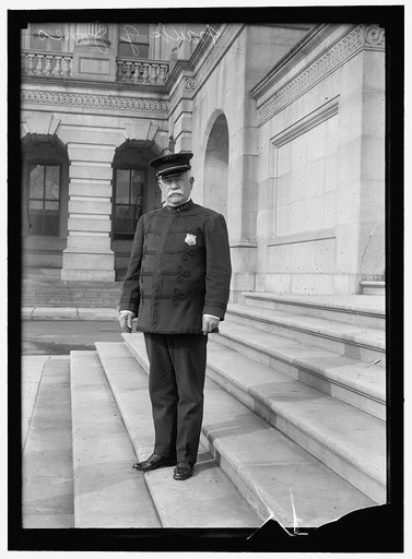 JONES, FRANK G., GUARD AT WHITE HOUSE