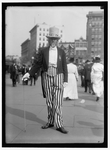 PREPAREDNESS PARADE 'UNCLE SAM'
