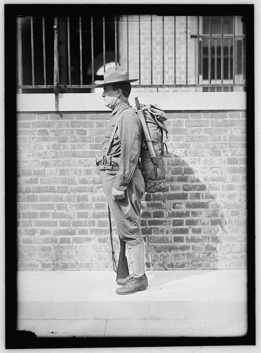 PLATTSBURG. RESERVE OFFICERS TRAINING CAMP. ARMY PACK