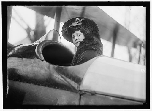 MUNSEY, EDNA. IN PLANE