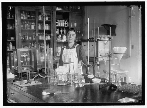 FUNK, MISS ELIZABETH. IN LABORATORY