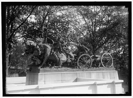 GRANT MEMORIAL AT CAPITOL. CAISSON GROUP OF STATUARY