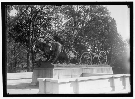 GRANT MEMORIAL AT CAPITOL. CAISSON GROUP OF STATUARY