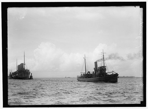 KRON PRINZ WILHELM. GERMAN SHIP, INTERNED IN U.S., IN TOW