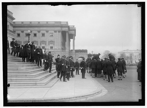 DEWEY, GEORGE, ADMIRAL, U.S.N. LEAVING CAPITOL