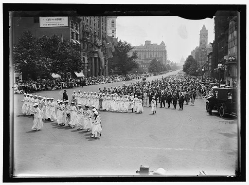 PREPAREDNESS PARADE. UNITS OF WOMEN IN PARADE