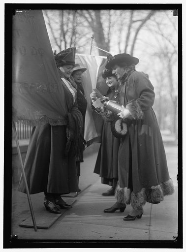 WOMAN SUFFRAGE PICKETS