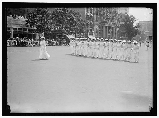 PREPAREDNESS PARADE: UNITS OF WOMEN IN PARADE
