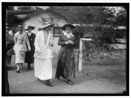 HORSE SHOWS. HARRIS AND EWING STAFF; IMOGENE JAMES AND MILDRED BARTHOLOW