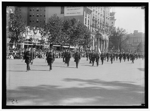 PREPAREDNESS PARADE: G.A.R. UNITS IN PARADE