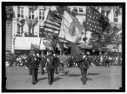 PREPAREDNESS PARADE: G.A.R. UNITS IN PARADE