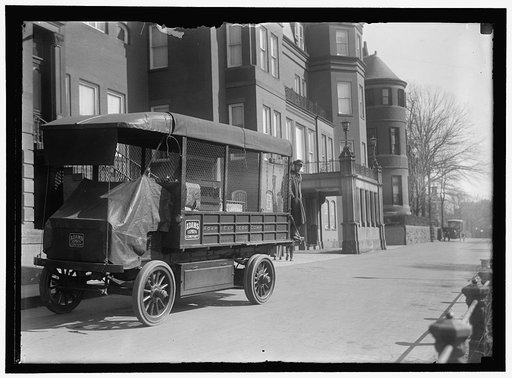 BERNSTORFF, COUNT J.H. VON. AMBASSADOR FROM GERMANY. LEAVING GERMAN EMBASSY