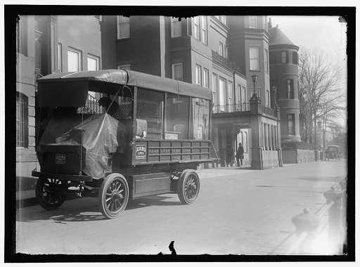 BERNSTORFF, COUNT J.H. VON. AMBASSADOR FROM GERMANY. LEAVING GERMAN EMBASSY