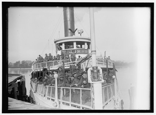 NATIONAL GUARD OF D.C. RETURNING FROM CAMP AT COLONIAL BEACH