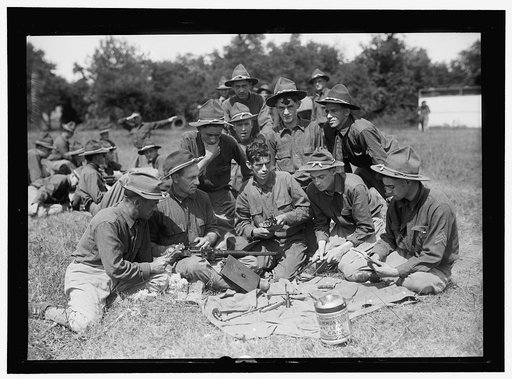 NATIONAL GUARD OF D.C. IN CAMP