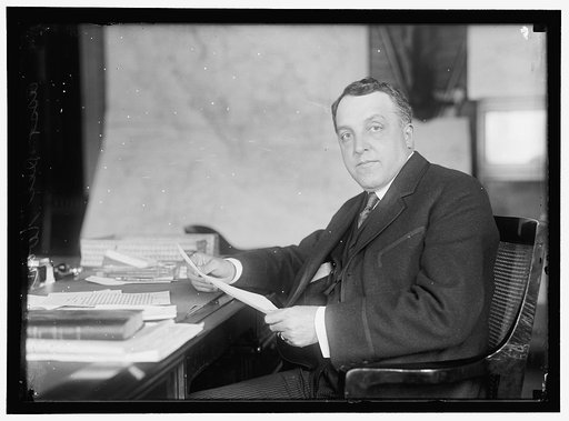 INGRAHAM, WILLIAM MOULTON. ASST. SECRETARY OF WAR, 1916-1917. AT DESK