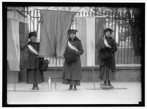 WOMAN SUFFRAGE PICKETS