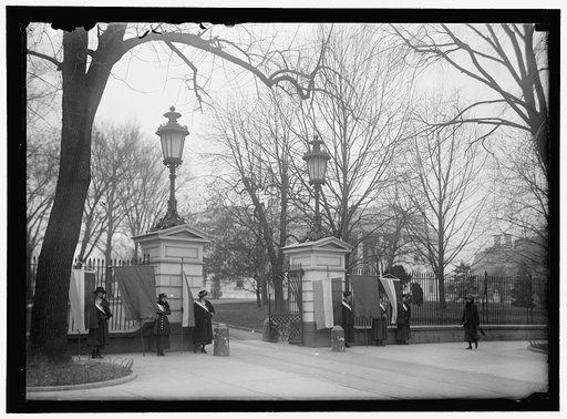 WOMAN SUFFRAGE PICKETS